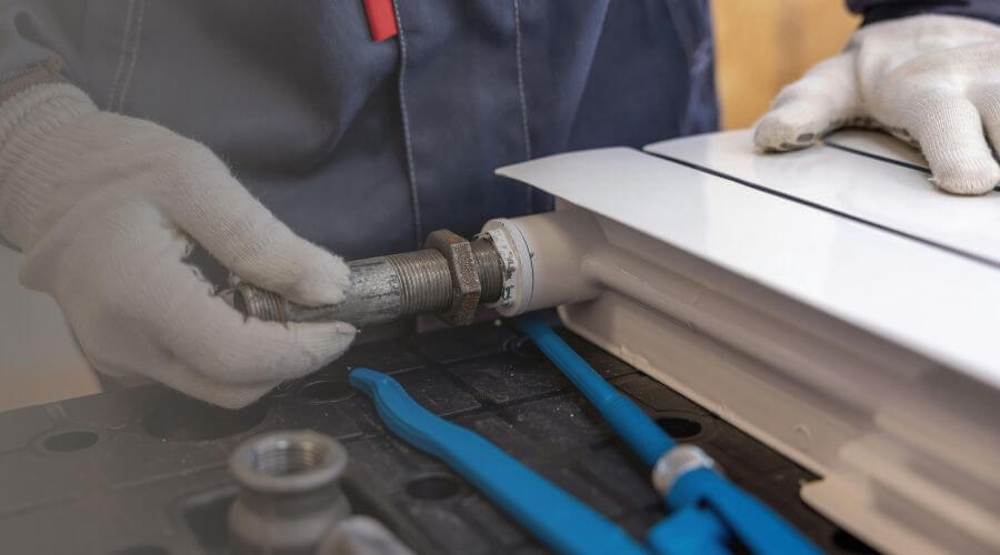 Burst pipe repair in Point Baker, AK